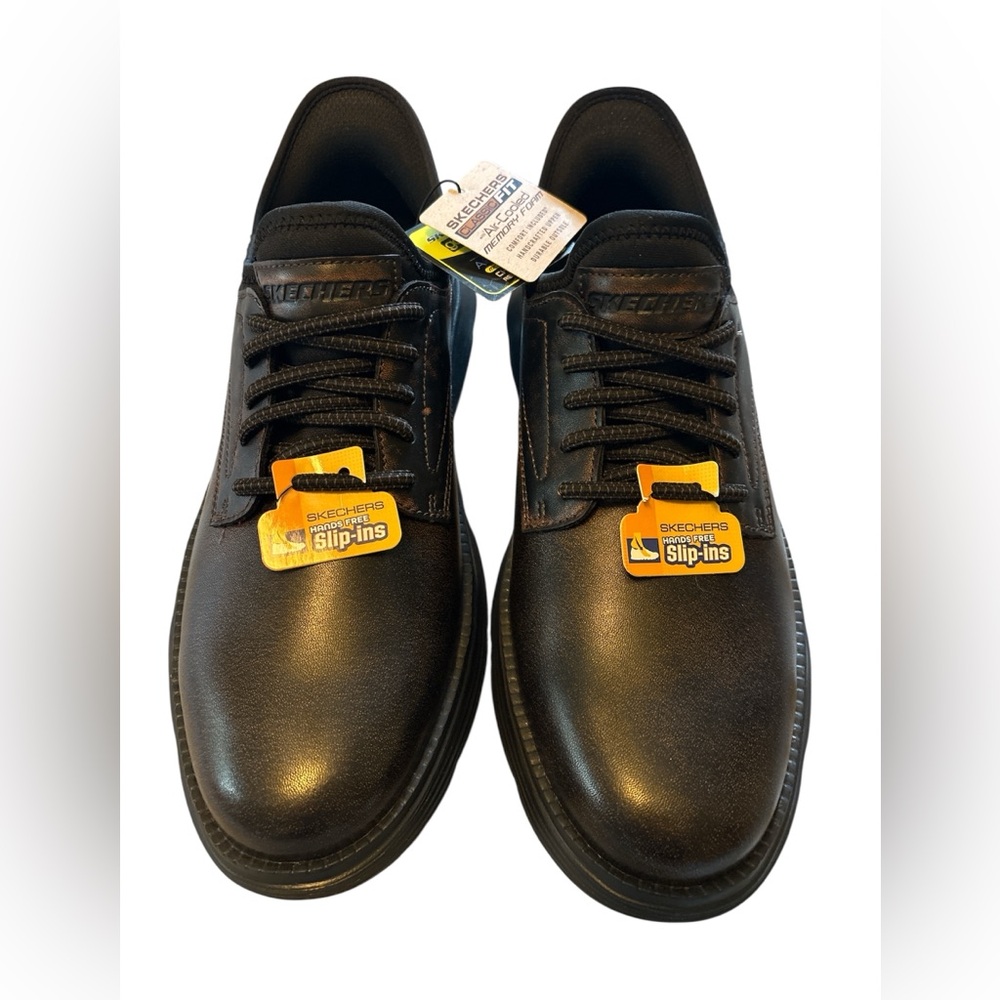 Skechers Men's Black Oxford Shoes